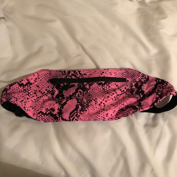 snake print fanny pack